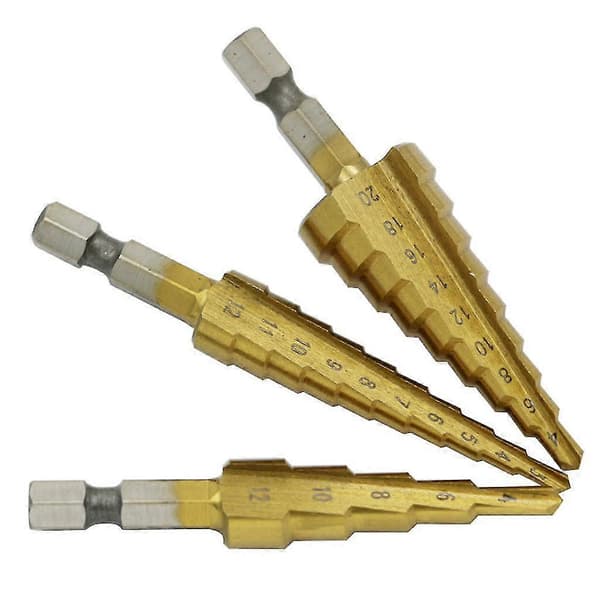 3-12mm 4-12mm 4-20mm Trinbor Sekskantsskaft HSS Højhastighedsstål