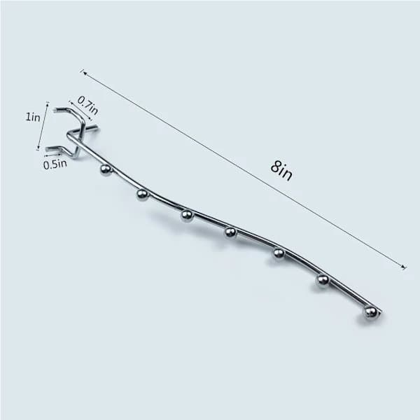 1/5 stk Pegboard Kroker Oppbevaringsstativ 5 STK 5 stk [XJ]