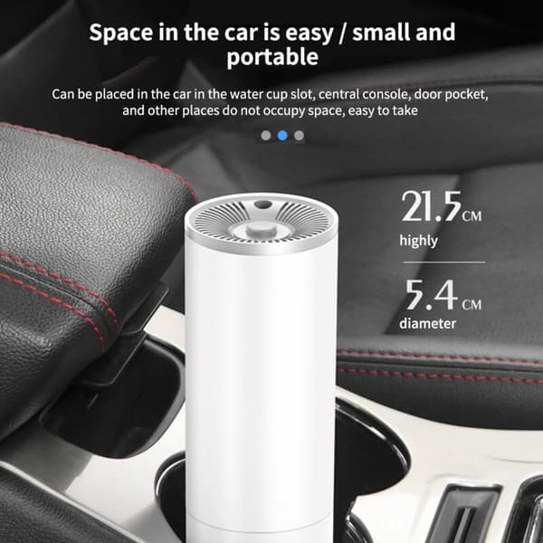 120W Mini Car Vacuum Cleaner Handheld High Power Dry Wet Suction White