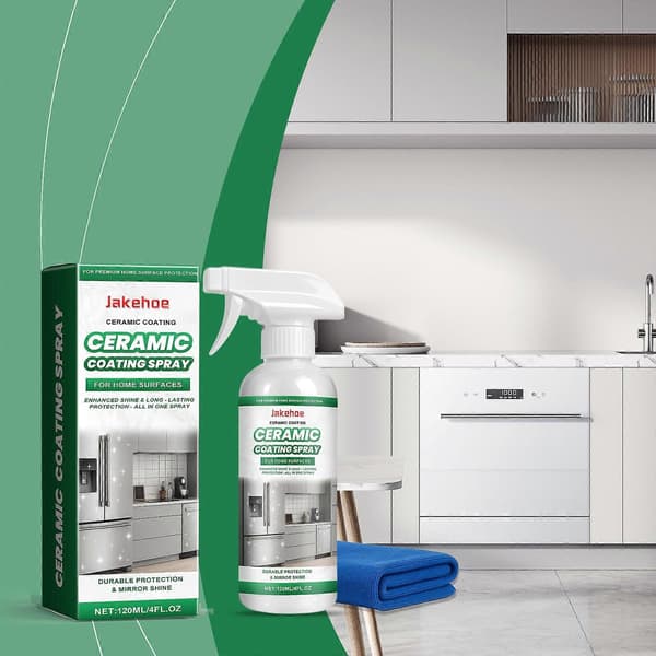 120 ml keramisk belægningsspray til rustfrit stål og glas, hydrofobisk beskyttelse mod fingeraftryk 3 stk. 3pcs