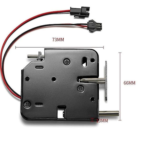 2x 12v 2a Intelligent Elektronisk Styrd Elektromagnetisk Lås, Skåplås, Åtkomstkontroll S -gt