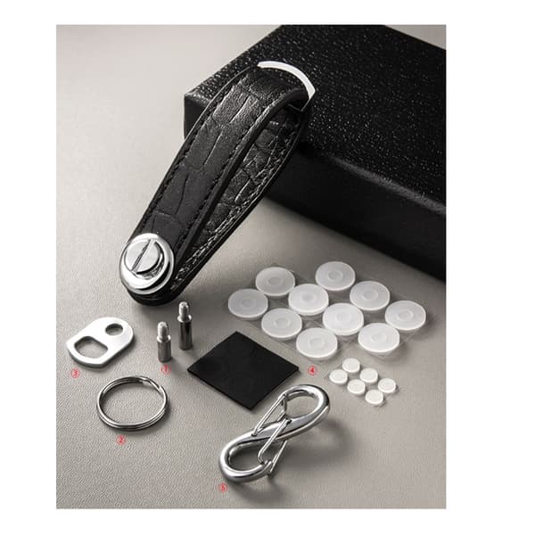 Leather Keychain | Men's Keychain | Detachable Keychain | Pocket Size