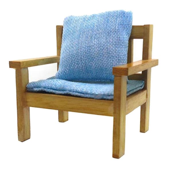 1/12 Møbler Enkelt Sofa Lænestol, 's Scener R Tilbehør