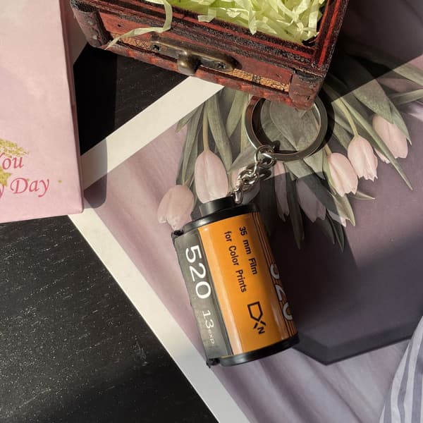 Memory Keychain Film Photo Album Creative Valentine's Day Birthday Gift