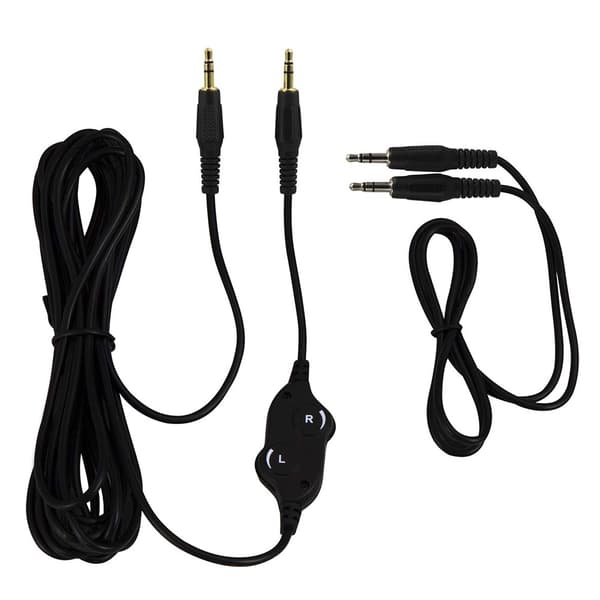 Fysic In-ear hörlurar med individuell volymkontroll och 3,5 mm anslutning