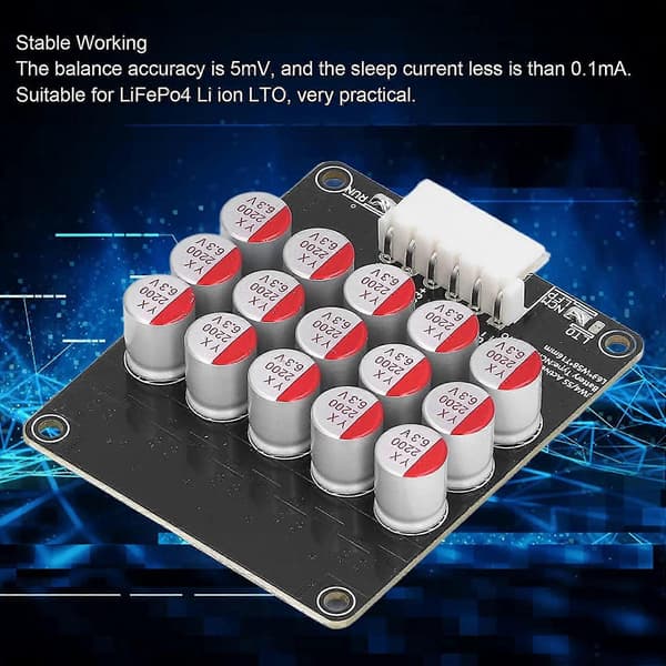 5s Aktiv Equalizer Balancer Lifepo4 / Lipo/ Lto Batteri Energiudligning Kondensator Bms Kort