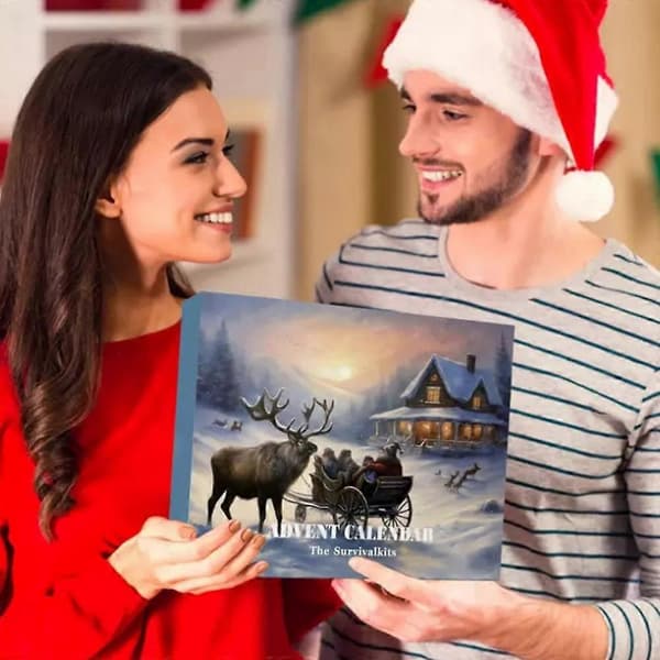 Adventskalender Overlevelsessæt Til Mænd - Overlevelsesværktøjer Adventskalender (FMY) a a