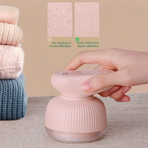 Lint brush for dust, clothes, fabric - pink