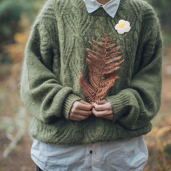 Hårnåle 10 stk. i blomsterformet design til hjemmelavede hæklede Puffblumen af uld, lyse blomsterbrocher og håndlavede -