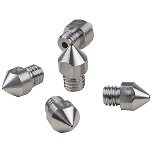 5 stk M6 gevind højtemperatur titaniumlegering TC4 fuldmetal hot end passer til CR10 MK8 ekstruder 3D-printer