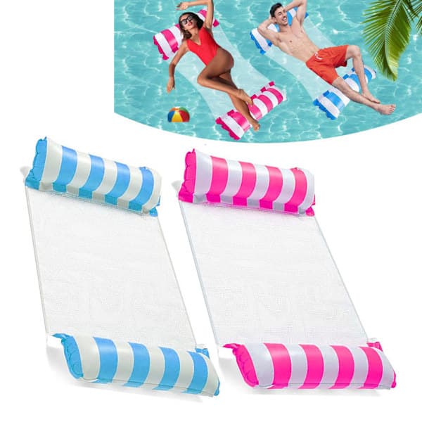 MH-Pool Float, 2 kpl 4-in-1 Pool Float, puhallettava kelluva patja