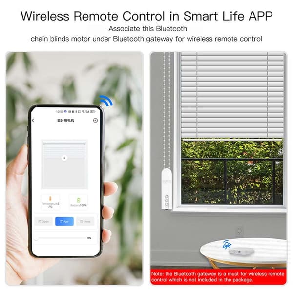 Smart Window Curtain Drawstring Motor LY1690 - Built-in WiFi Roller Blind Motor for Automating Your Window Curtains