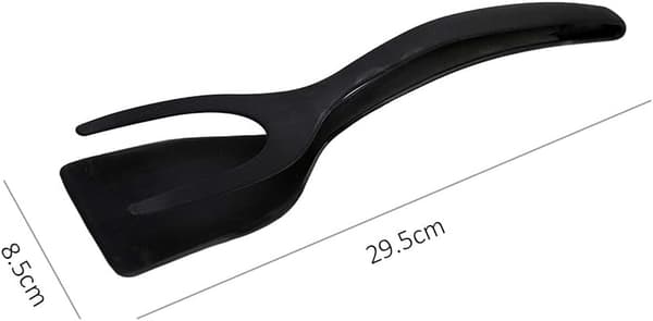 Silikonspatel med non-stick-belegg, stekespade med grep og vendespade for brød