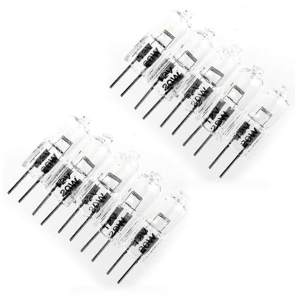 10 X G4 20w 12v Klare Halogenpærer