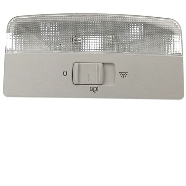 Grå læselampe interiørlampe loftslampe til 9N 6R T5 2002-2015 2002-2005 2004-2015 Fabia Seat 6QD947105