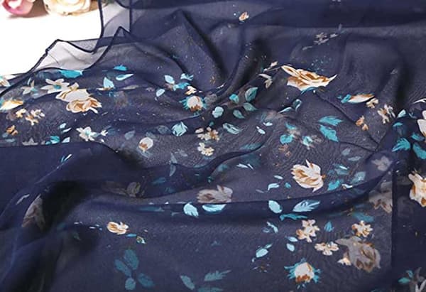 Lätta modehalsdukar för kvinnor, tryckta blommönster, sjal, wraps, C005