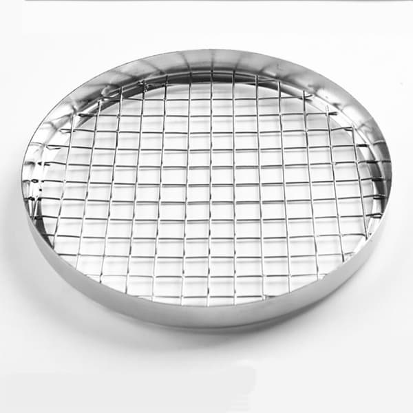 2-pack grillbur, rund grillcylinder, 304 grillbur