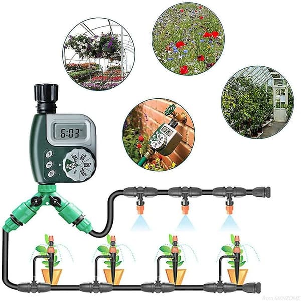 Irrigation timer, outdoor irrigation control, electronic hose, automatic irrigation