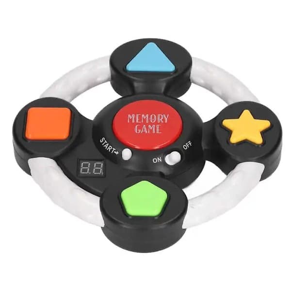 Electronic Memory Handheld Game Electronic Competition Challenge Brain Teaser Memory Running Game with Lights