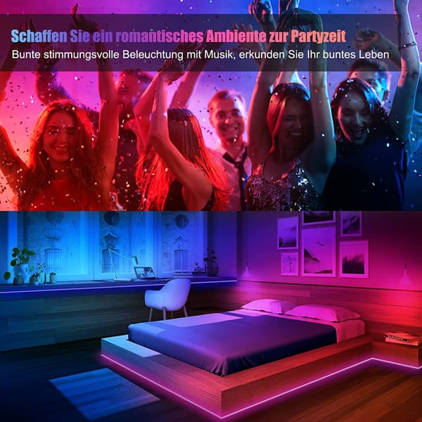LED-list / Ljusslinga / LED-remsa - 6 meter RGB