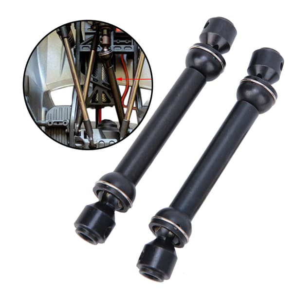 2 stk. teleskopisk metaldrivaksel passer til SCX10 D90 RC Crawler RC tilbehør (112-152mm)