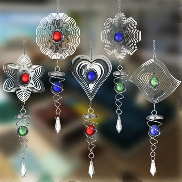 Decorative Metallic Hanging Wind Chimes for Festivals