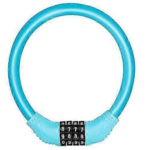 Cykelkabellås Combo, Tyverisikring, Nulstilbar, 12 cm Diameter_SZXM