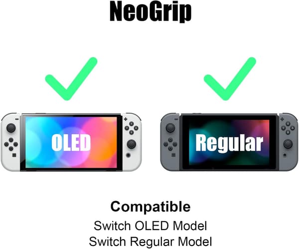 for Nintendo Switch OLED og vanlig modell: Et håndtak hardt skall