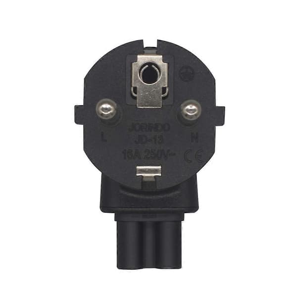 IEC320 C5 hun til EU4.8 Europa 2-benet UPS forlængerledning adapter, C5 stik til EU4.8mm 2-benet strømadapter