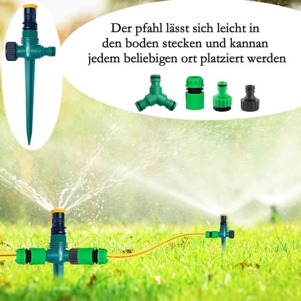 Garden Sprinkler, Automatic Garden Watering Kit, Multifunctional and Adjustable Garden Sprinkler