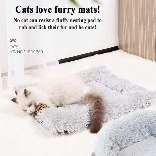 Cat Pillow - Cat Basket - Self-heating Cat Blanket - Self-heating Cat Blanket - 2-in-1
