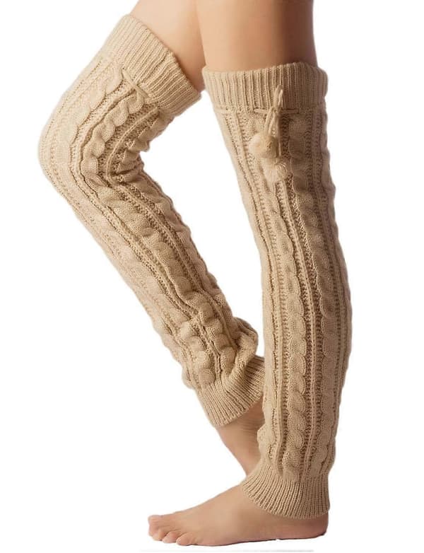 Dame lange strikkede benvarmere Mote Komfortabel Elastisitet Stilig Koselig Trendy Design