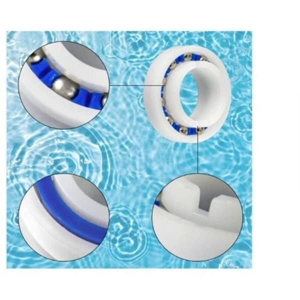 Sæt med 8 kuglelejer egnet til Polaris 280 180 Robot Pool Cleaner C60 C-60 Hjul, Dolaso..