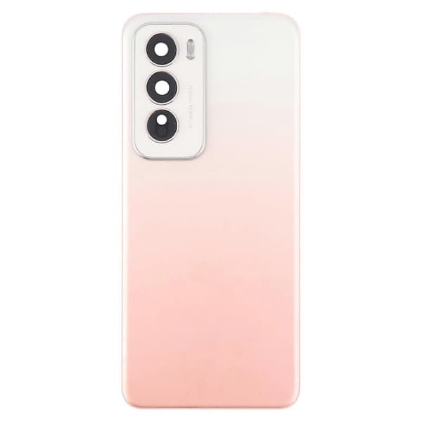 Compatible Back Cover with Camera Lens Protector for OPPO Reno12 5G CPH2625 Pink Pink