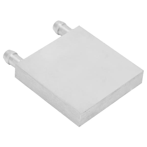 Aluminium Vannkjøleblokk Vannblokk Radiator CPU Vannkjølehode Flat Utstrømning (#1)