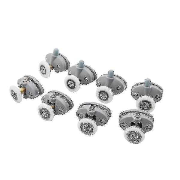 Nylon Single Pop Up Roller Wheel Shower Enclosure Sliding Glass Door Rollers 8pcs-25mm