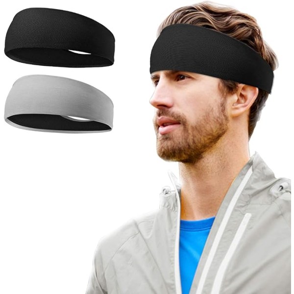 Sports headband for men and women - elastic non-slip sports