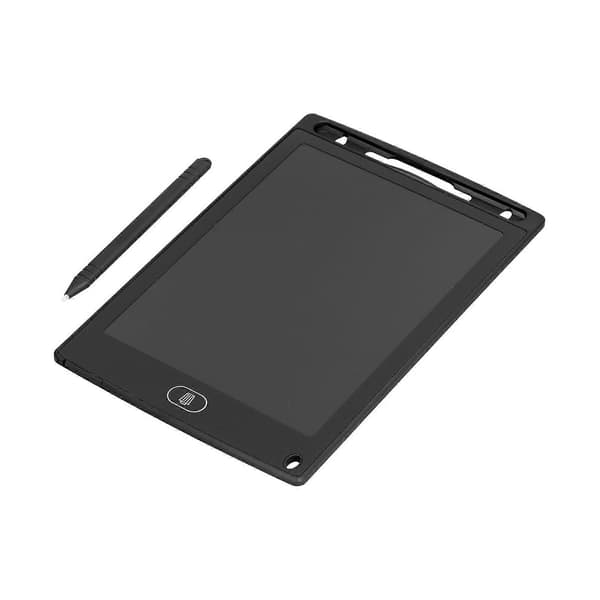 Skriveplade 8,5 tommer Fuldskærm Bærbar LCD Digital Skriveplade med Pen til Tegning Graffiti Mødenotater Sort