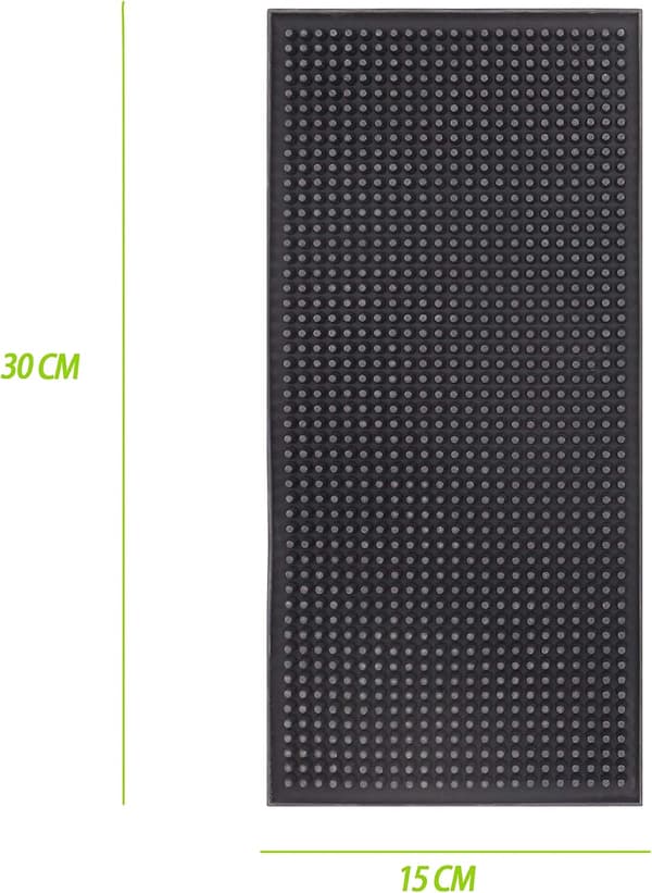 2 Pcs Bar Mat, Drip Mat for Bar Counter, Silicone Drip Mat, Silicone Dish Drying Mat, Environmentally Friendly Heat Resistant, for Cutlery Storage