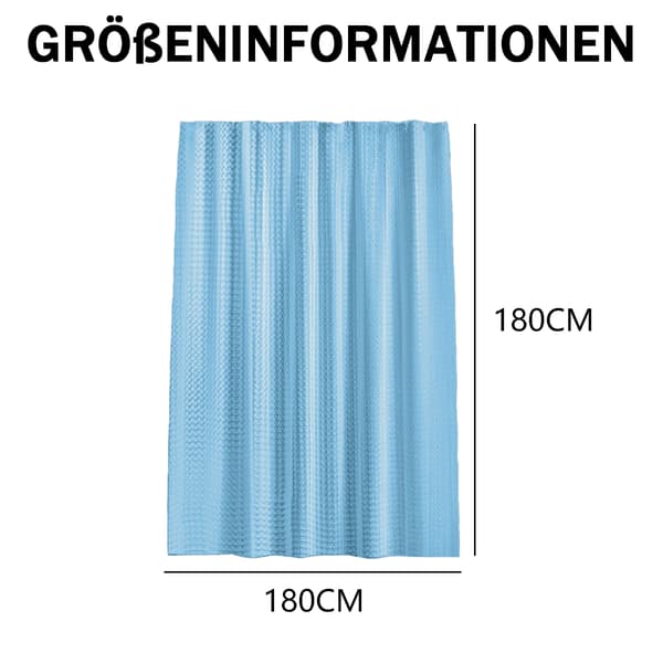 Duschdraperi för badrum, transparent, vattentätt, mögelfritt