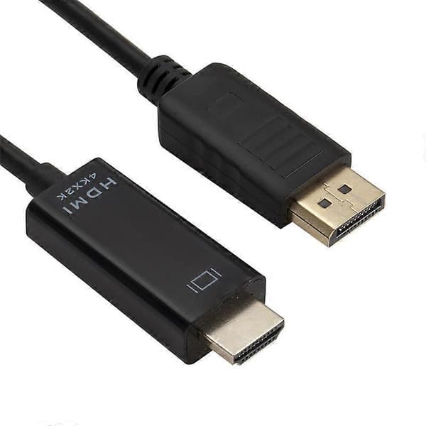 Bærbar Høy Klarhet 4Kx2K Høyhastighets DP til HDMI-kompatibel Adapterkabel Ledning Høy Klarhet Videokonverterer