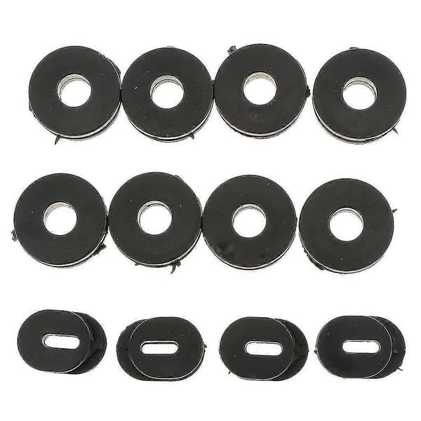 48x Black Rubber Side Cover Grommets For Motorcycle Car Auto Gs125