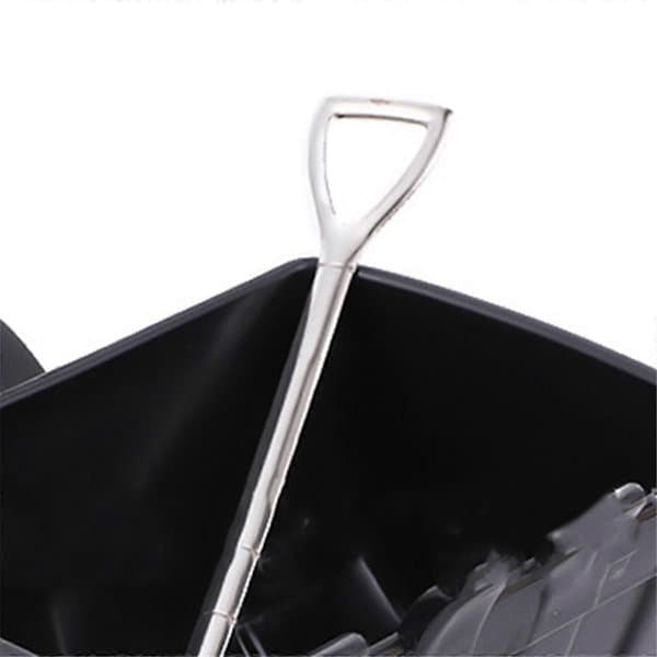 Excavator Coffee Cup with Shovel Spoon Creative Teacup Milk Coffee Cup Birthday Gift Black