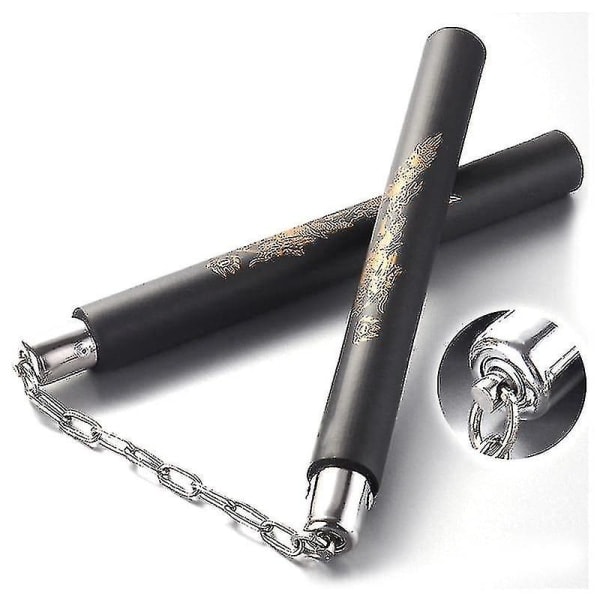 Bruce Lee Kongfu Kampsport Sikkerheds Skum Polstret Nunchaku, D