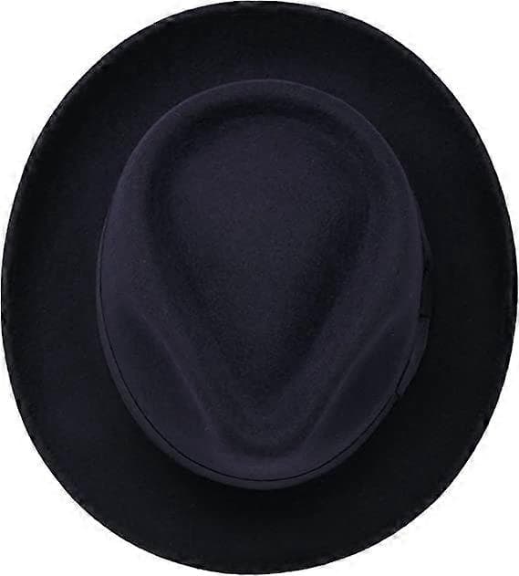 Fedora Hatt - 100% Ullfilt - Vikbar för Resor - Vattenavvisande - Unisex - Tibetansk Cyan