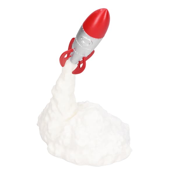 3D Printing Rocket Lamp Innovative Bedside Lamp USB Charging LED Night Light Indoor Decoration