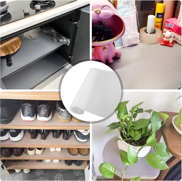 Non-slip mat - 500x30 cm - Drawer mat - Antifouling pads - Kitchen drawer protector