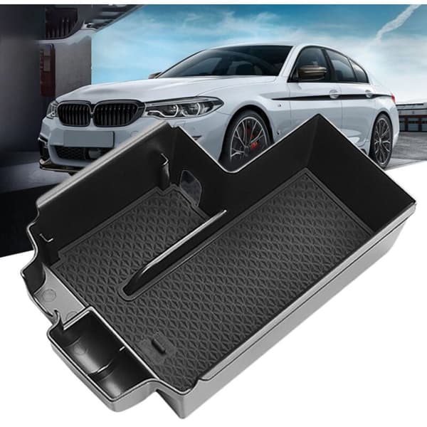 Bilens centrala armstödslåda för 5-serien G30 G31 2020 2021 Center Console Organizer Förvaring