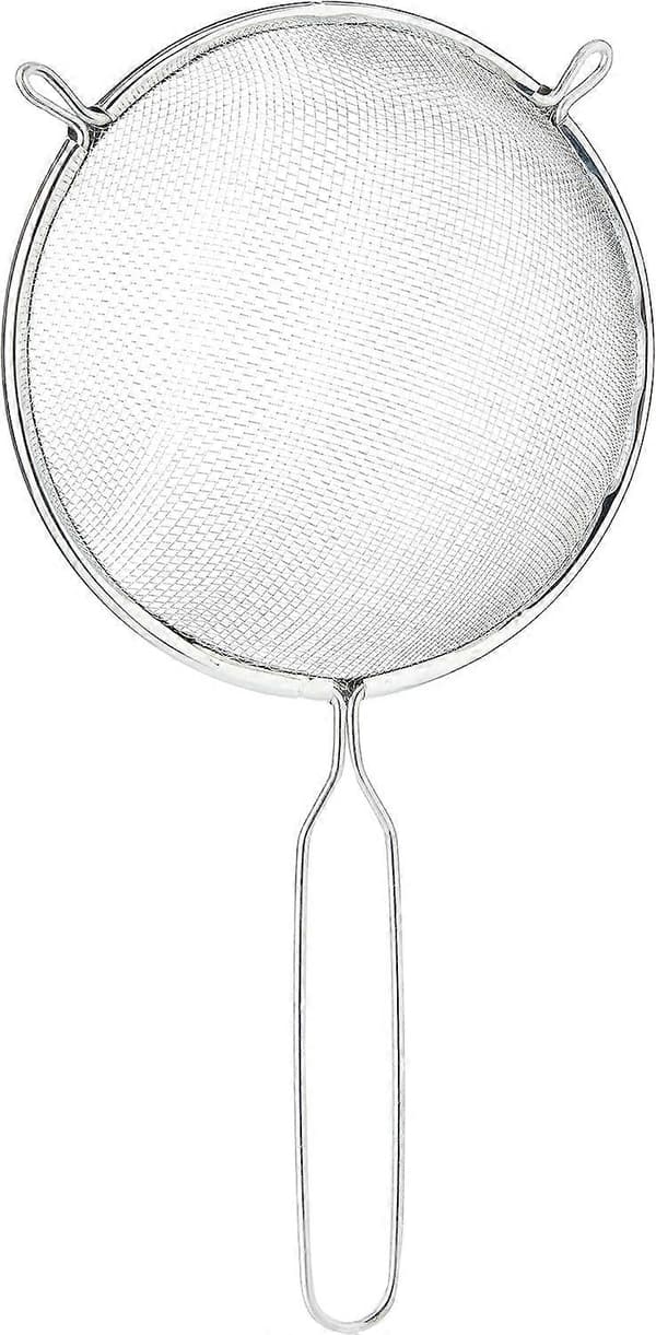 Metal Sieve, 15 cm diameter, Tin