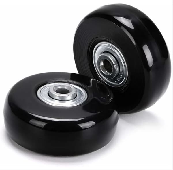 4 stk 50x18mm Koffert Erstatningshjul Gummi Svingbart Hjul Lager